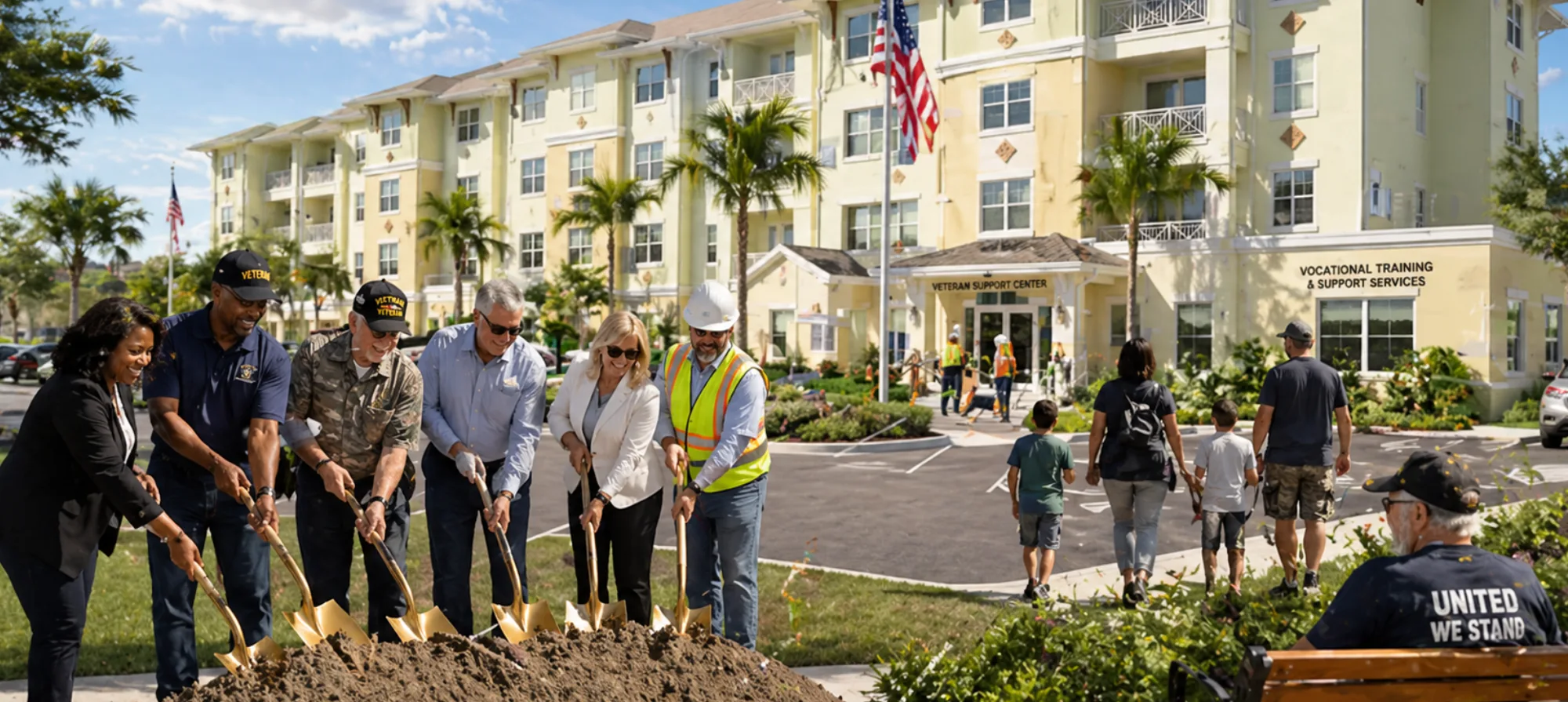 Village of Valor Breaks Ground: 54 Homes for Veterans